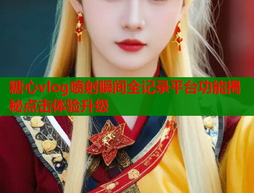 糖心vlog喷射瞬间全记录平台功能揭秘点击体验升级