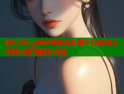 糖心Vlog46MB高清分享平台快速上传轻松管理精彩内容