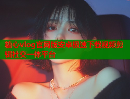 糖心vlog官网版安卓极速下载视频剪辑社交一体平台