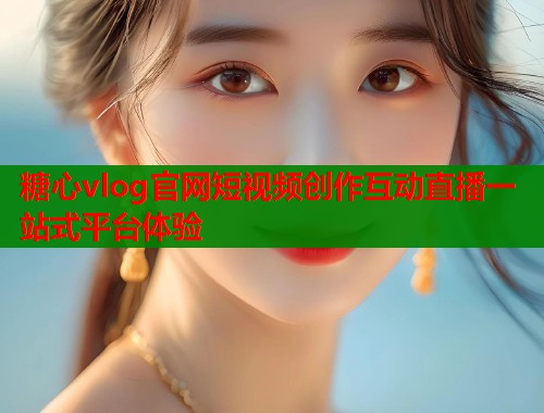 糖心vlog官网短视频创作互动直播一站式平台体验