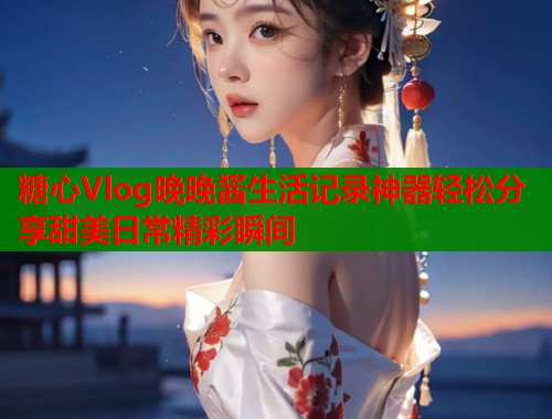 糖心Vlog晚晚酱生活记录神器轻松分享甜美日常精彩瞬间