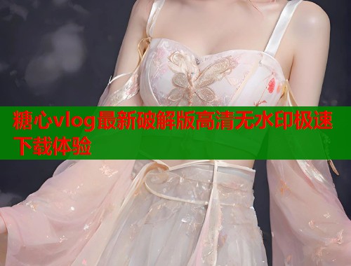 糖心vlog最新破解版高清无水印极速下载体验