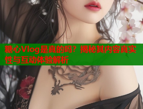 糖心Vlog是真的吗?揭秘其内容真实性与互动体验解析 糖心Vlog是真的吗?揭秘其内容真实性与互动体验解析