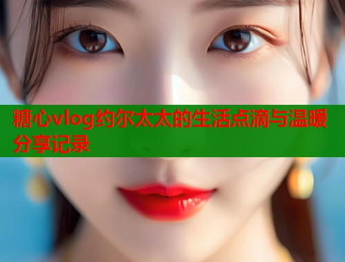 糖心vlog约尔太太的生活点滴与温暖分享记录