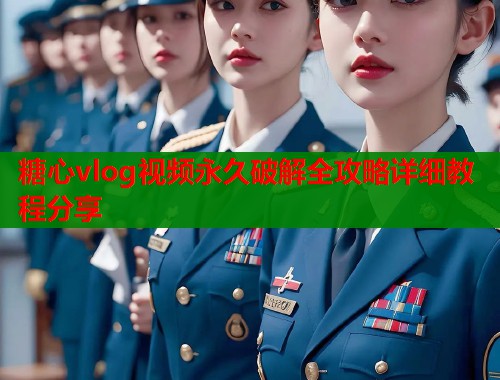 糖心vlog视频永久破解全攻略详细教程分享