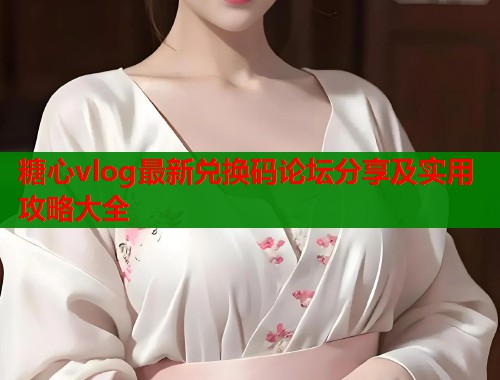 糖心vlog最新兑换码论坛分享及实用攻略大全