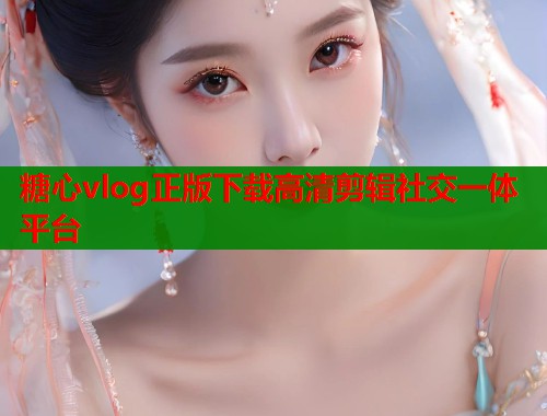 糖心vlog正版下载高清剪辑社交一体平台 糖心vlog正版下载高清剪辑社交一体平台