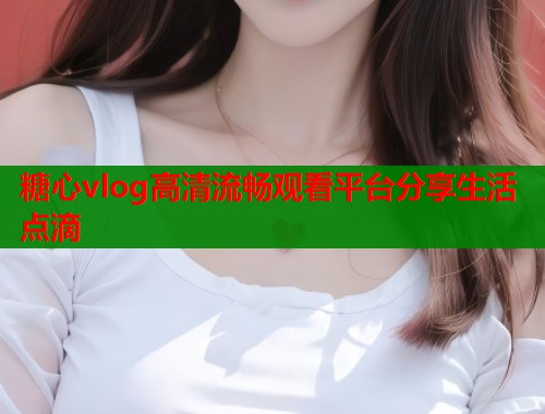 糖心vlog高清流畅观看平台分享生活点滴